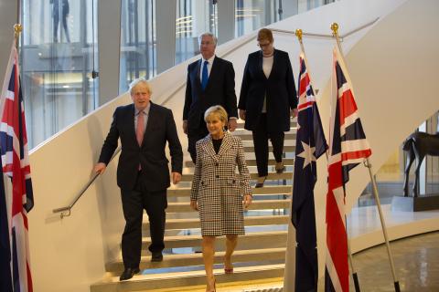 Foreign Minister Julie Bishop at the INPEX Central Processing Facility Naming Ceremony, Geoje Island.