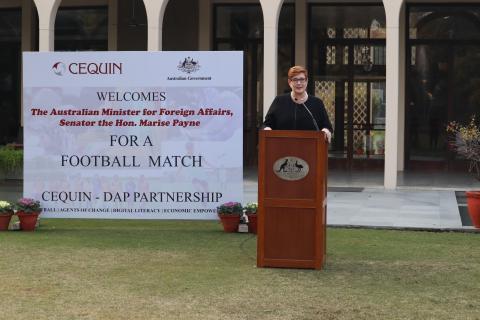 Minister Payne India visit 7-9 January 2019
