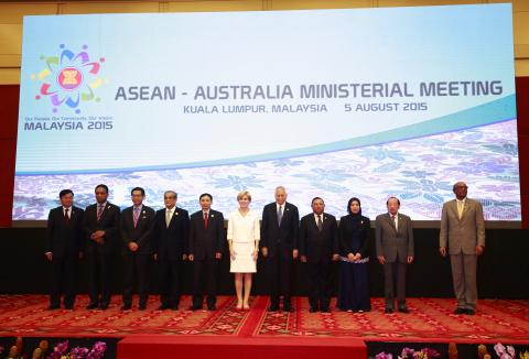 The Hon Julie Bishop MP at the 2015 ASEAN-Australia Ministerial Meeting in Kuala Lumpur, 5 August 2015.