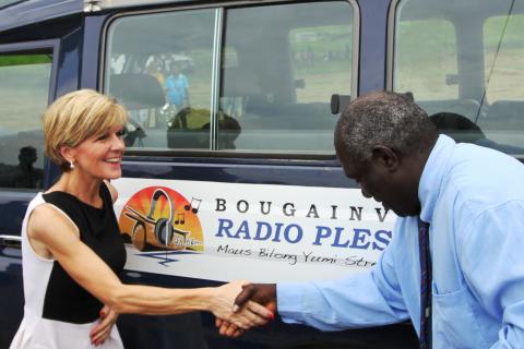 Launch of mobile community radio, Arawa