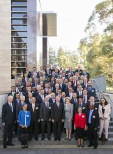 Foreign Minister Bishop and the Diplomatic Corps at the University Club of Western Australia.