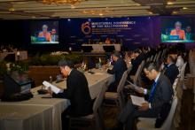 23 March 2016, Bali, Indonesia:  Foreign Minister Julie Bishop co-chairing the 6th Ministerial Conference of the Bali Process.
